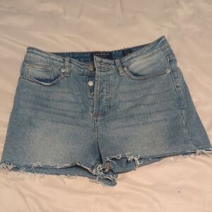 Lucky Brand Blue Jean Shorts with Distressed Hem
